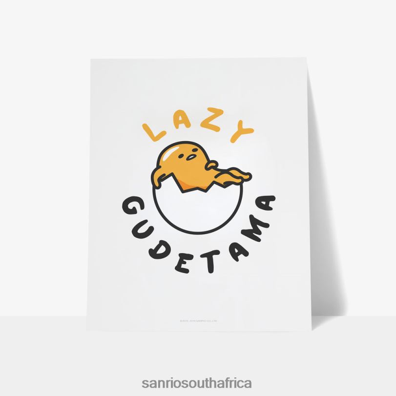Sanrio Gudetama Lazy Personalised Art Print HNX6N64 Accessory