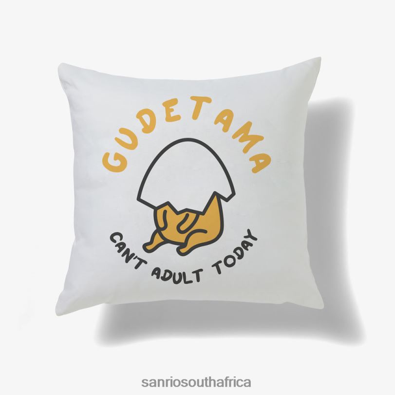 Sanrio Gudetama Can't Adult Today Personalised Cushion HNX6N52 Accessory