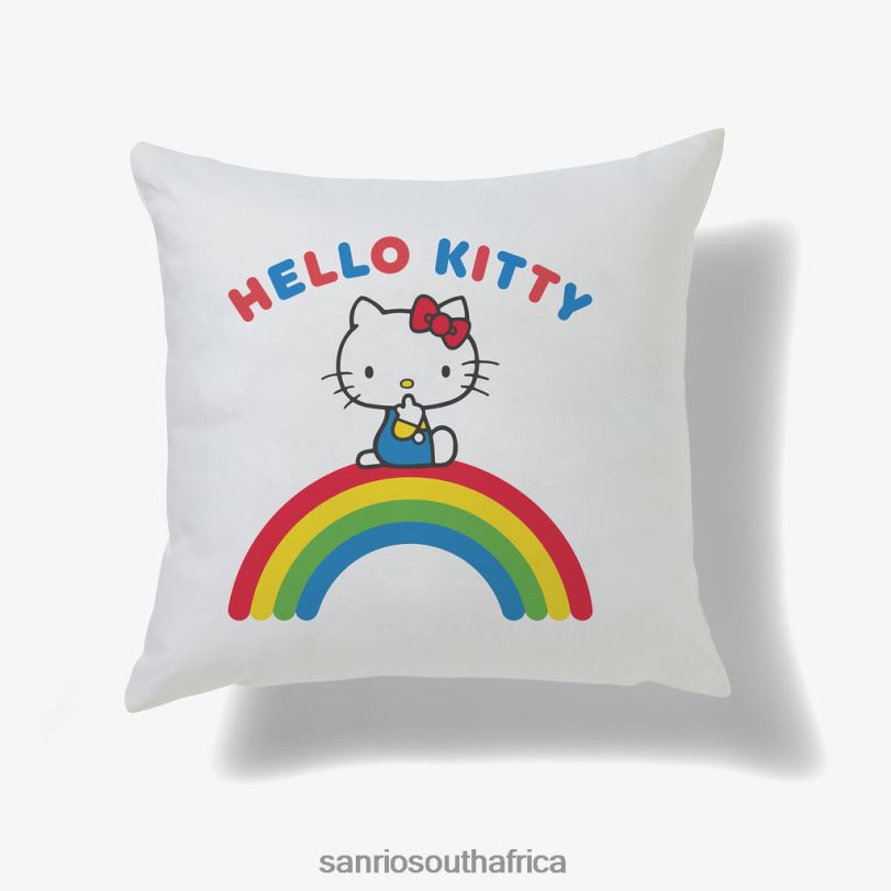 Sanrio Hello Kitty Rainbow Personalised Cushion HNX6N47 Accessory