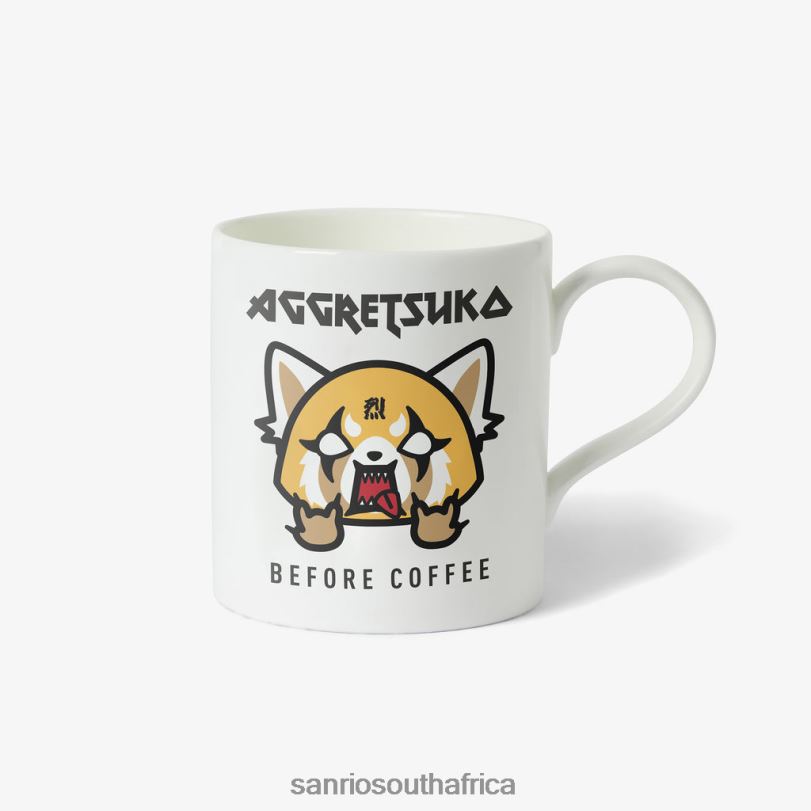 Sanrio Aggretsuko Before & After Coffee Personalised Mug HNX6N68 Accessory