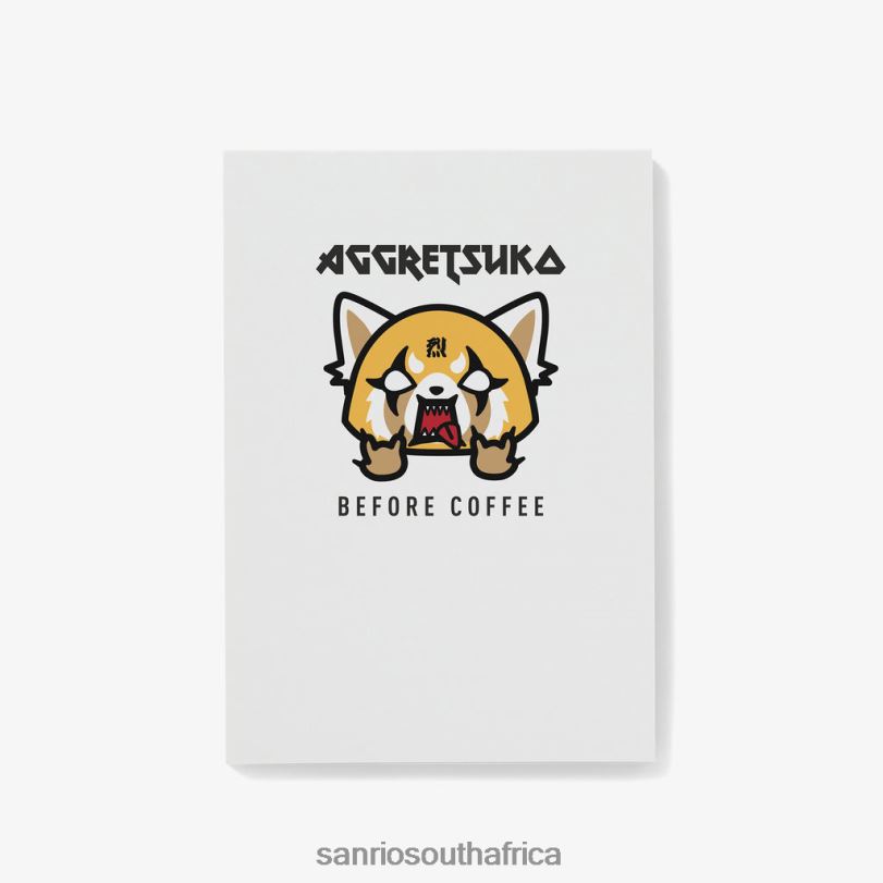 Sanrio Aggretsuko Before & After Coffee Personalised Notepad HNX6N44 Accessory