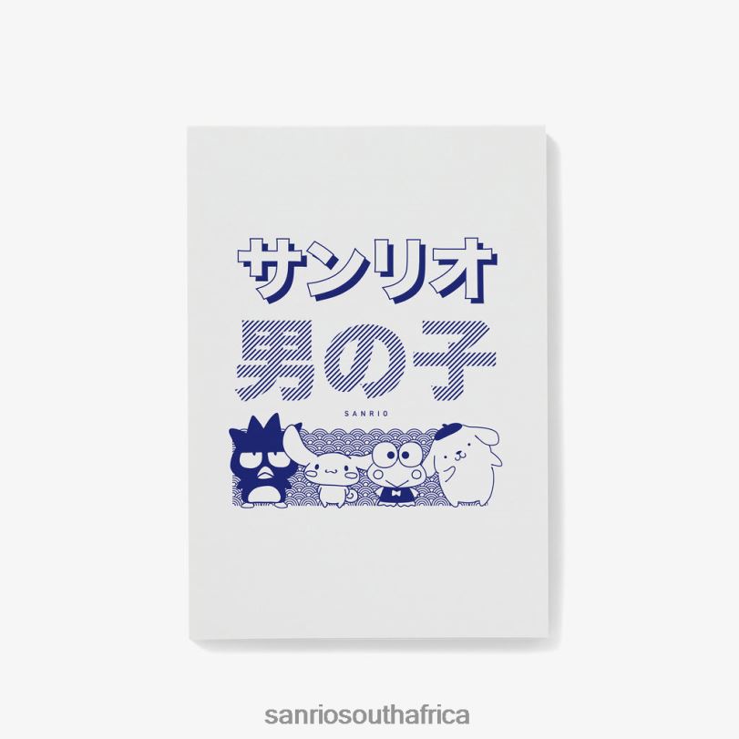 Sanrio Boys Japanese Logo Notepad HNX6N9 Accessory