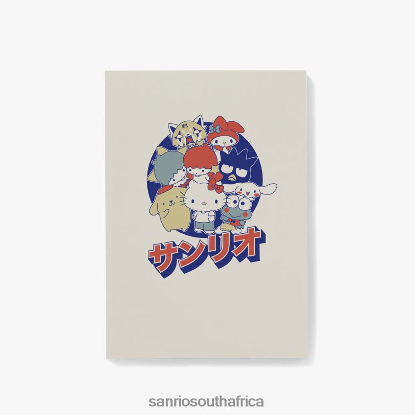 Sanrio Group Japanese Logo Notepad HNX6N8 Accessory