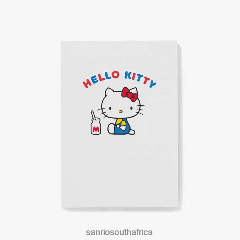 Sanrio Hello Kitty Milk Bottle Personalised Notepad HNX6N39 Accessory