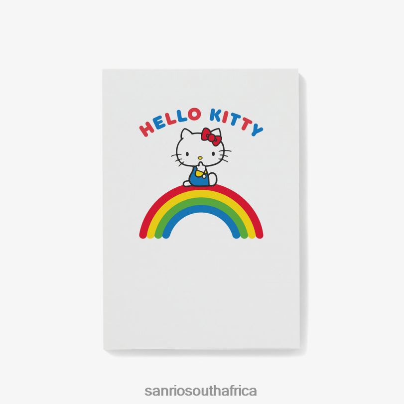 Sanrio Hello Kitty Rainbow Personalised Notepad HNX6N37 Accessory