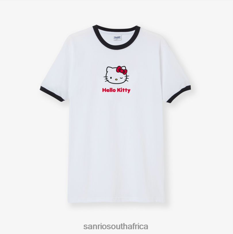 Sanrio Hello Kitty Ringer T-Shirt HNX6N19 Clothing